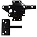 Black Commercial Grade Stainless Steel Two-way Gate Latch | Pad-Lockable | NW38308NU-SSB
