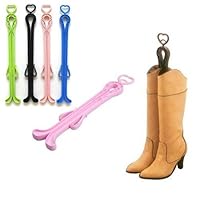 UDTEE 4PCS Novelty and Practical Women Essential Tools Boots/Knee High Shoes Clip/Support/Stand/Rack/Holder/Hanger/Shaper/Organizer/Storage,Blue,Pink,Black, Random Color