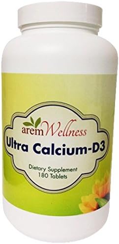 Ultra Calcium D3 (180 Tablets, 90 Days Supply) - Helps Bone Health, Autoimmunity, Metabolism, and Cardiovascular Health