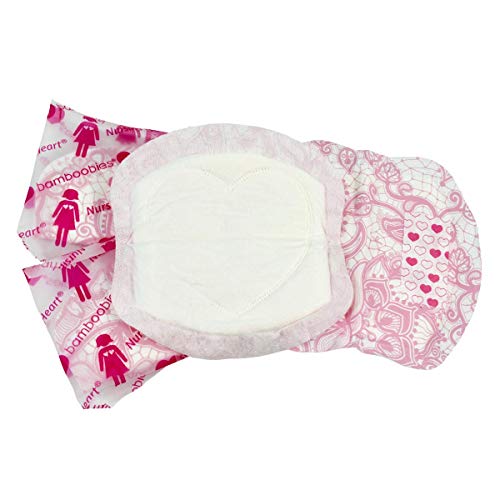 Bamboobies Women’s Disposable Nursing Pads, SuperAbsorbent Milk Proof