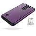 WeLoveCase for LG Stylus 2 Case, Heavy Duty Drop Protection Case Shockproof Silicone Bumper Impact Hard PC 3 in 1 Hybrid Protective Case Cover for LG Stylus 2 / for LG G Stylo 2 (LS775) - Purple