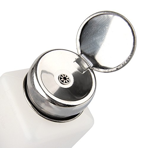 Beauty7 200ML Empty Alcohol Liquid Press Pump Dispenser Bottle for Nail Art Acrylic Polish Remover Cleaner Tool Beauty7 200ML Empty Alcohol Liquid Press Pump Dispenser Bottle for Nail Art Acrylic Polish Remover Cleaner Tool