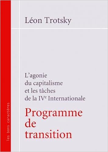 RÃ©sultat de recherche d'images pour "Programme de transition de trotsky"