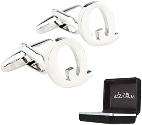Initial Cufflinks A-Z + Gift Box Personalized Graduation Gifts for Dad