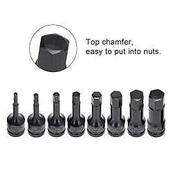 HELAKLS 1/2 Inch Drive Impact Hex Allen Bit Socket