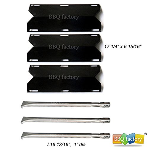 UPC 703510484499, bbq factory® Replacement Charmglow Home Depot 3 Burner 720-0230, 720-0036-HD-05 Grill Burners &amp; Heat Plates