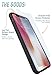 Smartish iPhone Xs Max Slim Case - Gripmunk [Lightweight + Protective] Thin Cover for Apple iPhone 10S Max (Silk) - Black Tie Affair