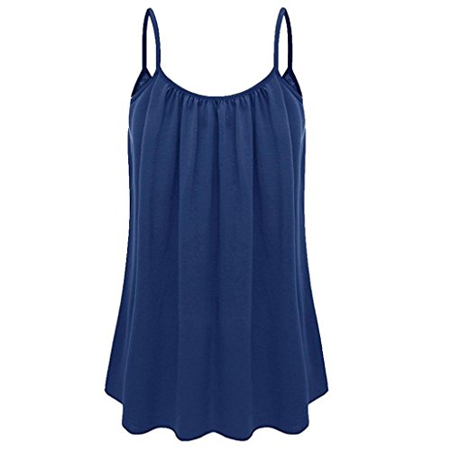 vermersWomens Plus Size Camisole Summer Loose Sleeveless Solid Camis Tank Tops