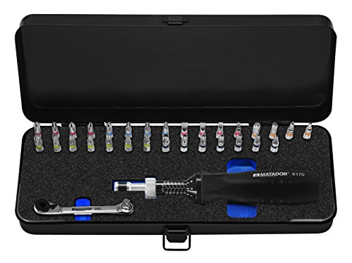 MATADOR cacciavite dinamometrico-Set, 6,3 (1/4): 0,1-1, 2 nm, 6170 9330