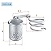 Cavoli Hair Blow Dryer Holder,Wall Mounted,Space Aluminum, Hanging Rack Organizer with A Cup