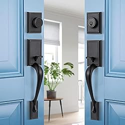 Natsukage Front Door Handle Double Door Lock Set