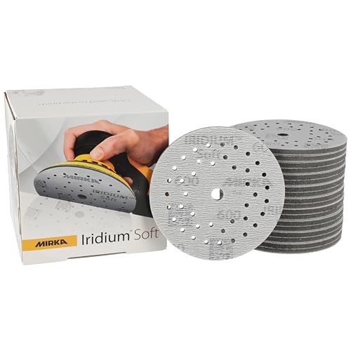 Mirka sanding discs Iridium Soft 125 mm P600 Hook & Loop 20 pcs