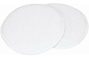 PREMIER QUALITY PRODUCTS Carrand 40118 Terry Cloth 5" Round Applicator Pad, 2 Pack, White