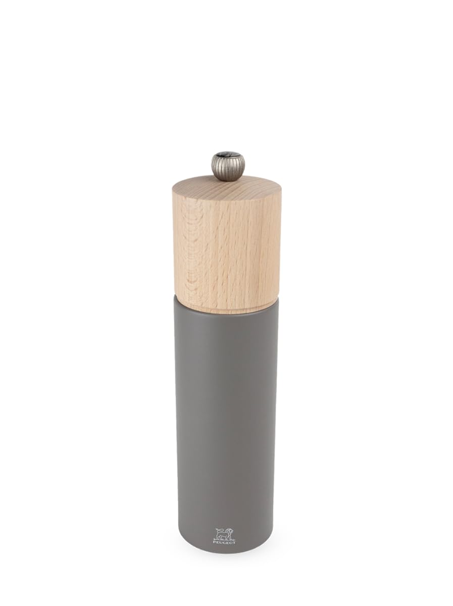 Peugeot Boreal Pepper Mill in Rock Grey | Premium Adjustable Grinder for Fresh Pepper