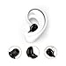Bluetooth Headphones Magnetic Charging Invisible In Ear Earpiece Wireless Earphone Mic Hands-Free Calls Stereo Single Headset Sports Earbuds for iPhone Android Smartphones, Black