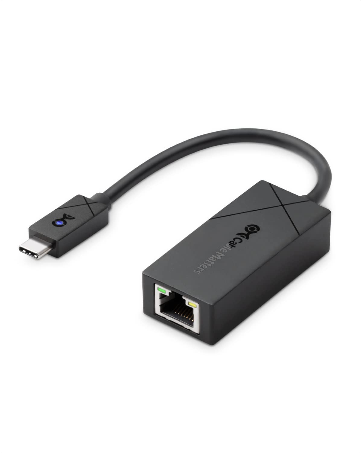 Photo 1 of [Designed for Microsoft Surface] Cable Matters USB C to 2.5Gbps Ethernet Adapter, USB-C to Network, 2.5g Ethernet to USBC Adapter Black
