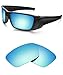 Littlebird4 Replacement Sunglasses Lenses Compatible with Oakley Fuel Cell, Polarized with UV Protection(Ice Blue)