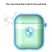 JOYROOM AirPods Case Cover, Premium Protective Skin for Apple AirPods Charging Case (Also Fit Latest Model AirPods 2), with Keychain, Cleaning Brush, Anti-Lost Silicone AirPods Strap - Mint Green