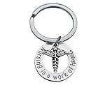 Nurse Keychain, Nurse Gift, Nursing Keychain Makes Perfect Nurses Gift
