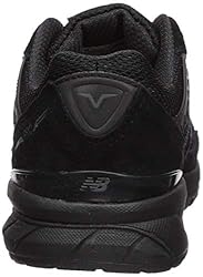 New Balance Kid's 990 V5 Sneaker, Black/Black, 2 W