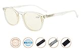 UV Protection,Anti Blue Rays,Reduce Eyestrain,Oval Computer Reading Glasses