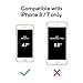 Caseology Skyfall for Apple iPhone 8 Case (2017) / for iPhone 7 Case (2016) - Clear Back & Slim Fit - Black