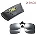 Cyxus 3D Clip-on Glasses for TV/Cinema/Movie Eyewear (RealD & IMAX 2 Pack)