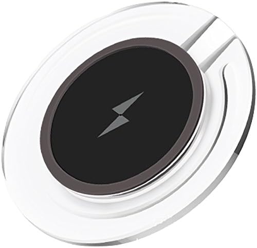 Wireless Charger KAIFA Fast Wireless Charging Pad Stand for iPhone X, iPhone 8/ 8 Plus Fast Wireless Charger Cell QI for Samsung Galaxy S8 / S8 Plus / S7 / Note 8 Edge/Note 5 S6 Edge Plus etc (Black)
