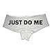 Just Do Me Women's Cheeky Boyshort Cotton Bikini Bottom Panties