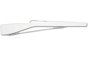 Director's Showcase Elite 3 36" Color Guard Rifle (Silver Bolt/White Leather Strap) …