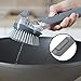 Dish Brush with Handle, JEHONN Dish Scrubber with Soap Dispenser Kitchen Brush for Pot Pan Sink and 2 Sponge Refill