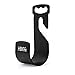 HBlife Garden Hose Hanger, Durable Wall Mount Hose Holder Rust-Free Hook Fit to 25ft 50ft 75ft 100ft 150ft Water Hose (Black)