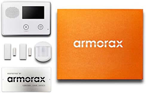 Armorax Blackbox - Wireless Home Security System | x1 2GIG Control Panel w/ table mount and built-in Verizon GSM module, x2 2GIG Door Sensor and x1 2GIG PIR Motion Sensor