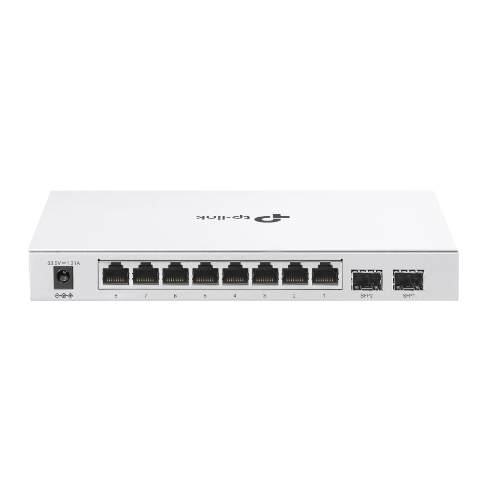 Tp-Link Festa Fs310Gp Network Switch - Front Panel Showing 8 Gigabit Ports And Status Leds