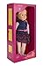 Our Generation Kiana 18-Inch Doll with Blonde Hair, Cute Skirt and Puffy Vest