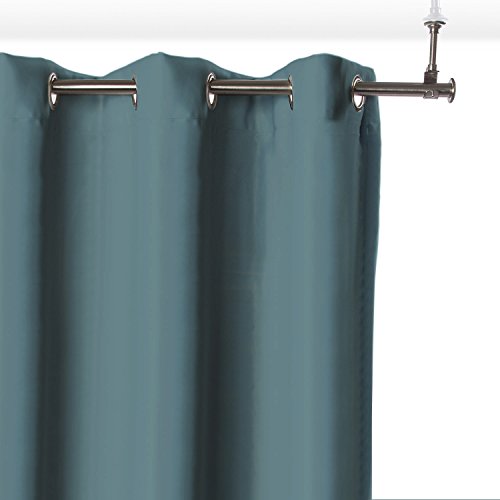RoomDividersNow Premium Heavyweight Room Divider Curtain, 8ft Tall x 10ft Wide (Seafoam)