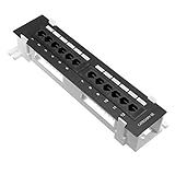 Cmple – 12 Port Cat5e, Cat 5 Vertical Mini Patch