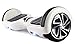 6.5" UL2272 Certified Smart Self Balancing Hoverboard Personal Adult & Kids Transporter with LED Light (White)