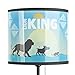 Lion King Stick Table Lamp, Blue