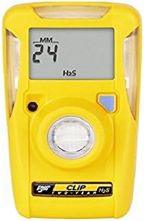 BW Technologies BWC2-H BW Clip Single Gas H2S Monitor, 10/15