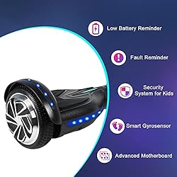 SISIGAD Hoverboard 6.5" Two-Wheel Self Balancing