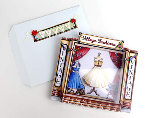 Mini Mannequin Paper Fashions, Paper Craft and Card Making Kit, Makes 80 Card Toppers, Works with Dies