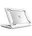 MacBook Pro 15 Case 2018 2017 2016 Release A1990/A1707, i-Blason [Heavy Duty] Slim Rubberized [Dual Layer] Cover with TPU Bumper for Apple Macbook Pro 15 inch with Touch Bar and Touch ID (White)