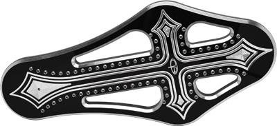 Precision Billet Darkside Passenger Billet Floorboards - Black HD-DS-FLOORP-B
