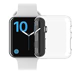 Apple Watch 38mm Series 3 / Series 2 Case, NSR New Design Slim PC Hard Screen Protector Cover Case for iWatch Series 3 / Series 2 38mm - Clear