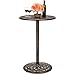 Best Choice Products Outdoor Round Bar Height European Style Cast Aluminum Bistro Table, Copper