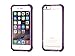 Griffin Purple Survivor Core, Clear Protective Case for iPhone 6 4.7