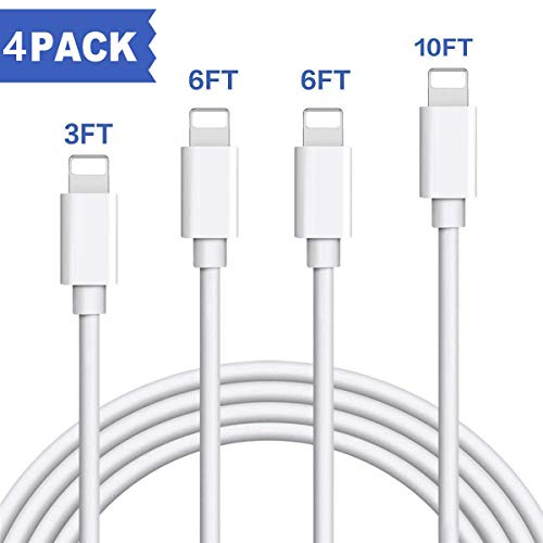 TrimDish iPhone Charger Cable, MFi Certified 4 Pack 3FT 6FT 6FT 9FT Charger Cord Charging Cable Charger Compatible with iPhone Xs MAX XR X 8 8 Plus 7 7 Plus 6s 6s Plus 6 6 Plus and More - Thumbnail 7