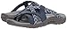 Skechers Women's Reggae-SOUNDPROOF-Thong Slide Multi-Strap Sandal, Navy, 7 M US
