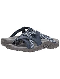Skechers Reggae-Soundproof-Thong Slide Sandalia con correa múltiple para mujer